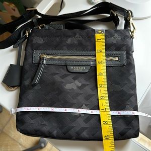 Bradley London Black Fabric Shoulder Bag